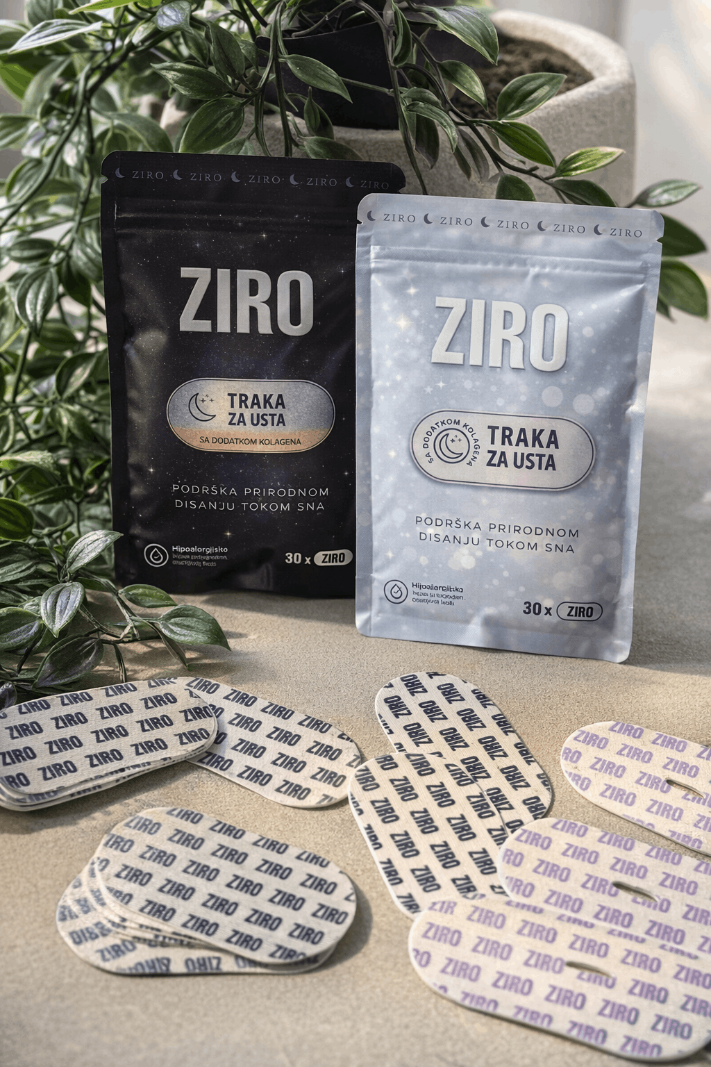 Traka za usta ZIRO PRO sa dodatkom kolagena